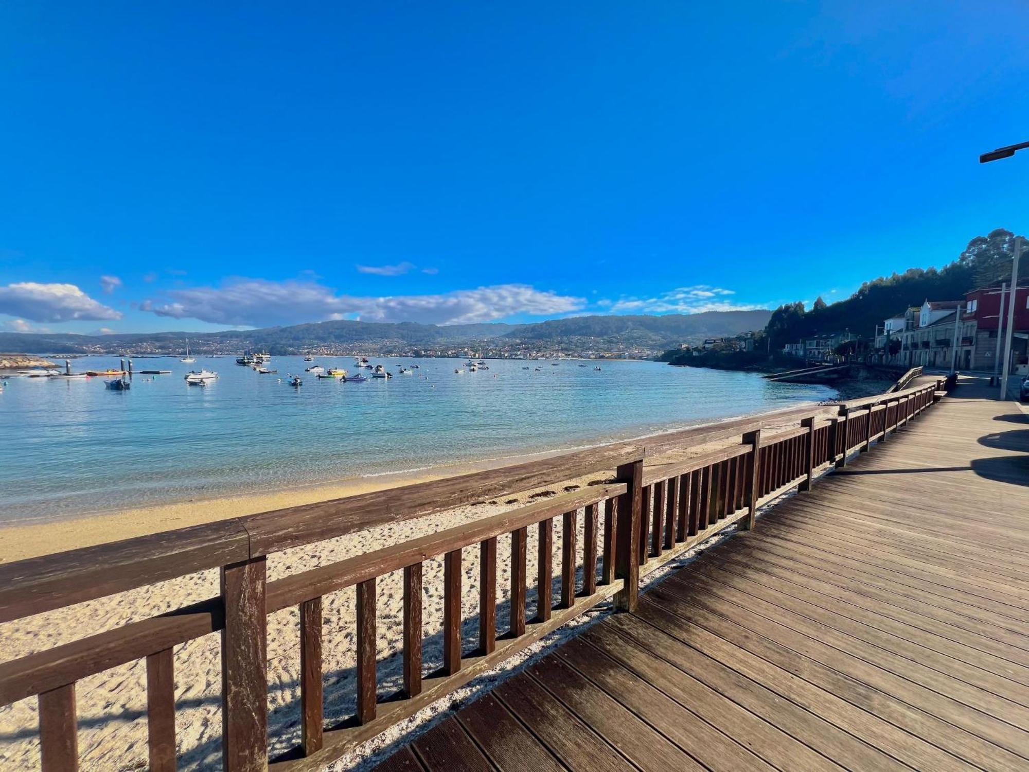 Apartamento Centrico Cerca De La Playa Bueu Exteriér fotografie